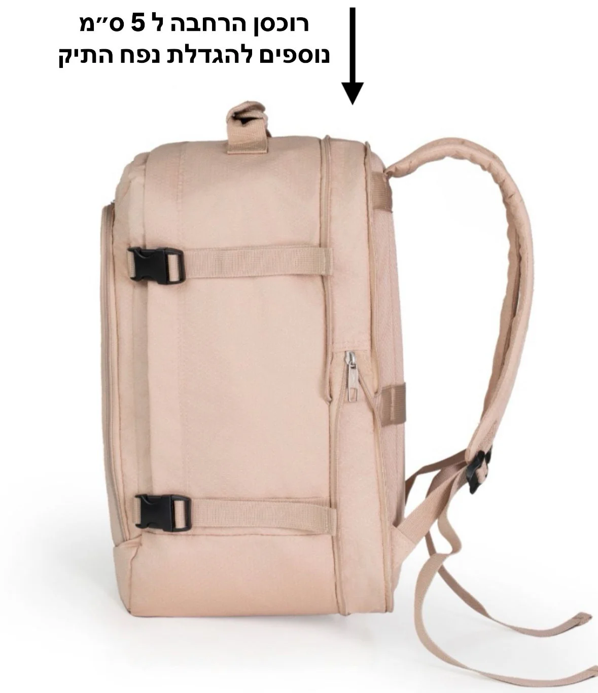 תיק עליה למטוס מתרחב מתאים לחברות לואו קוסט מבית SLAZENGER דגם C-lite Cabin - Image 5