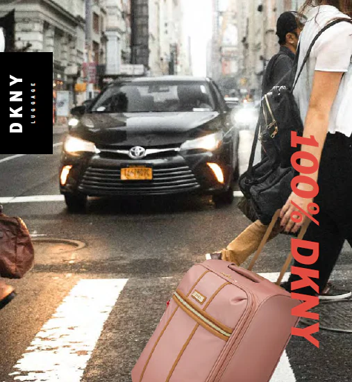 סט 3 מזוודת בד קלות ואופנתיות מבית  Donna Karan DKNY דגם AUTOGRAPH - Image 3