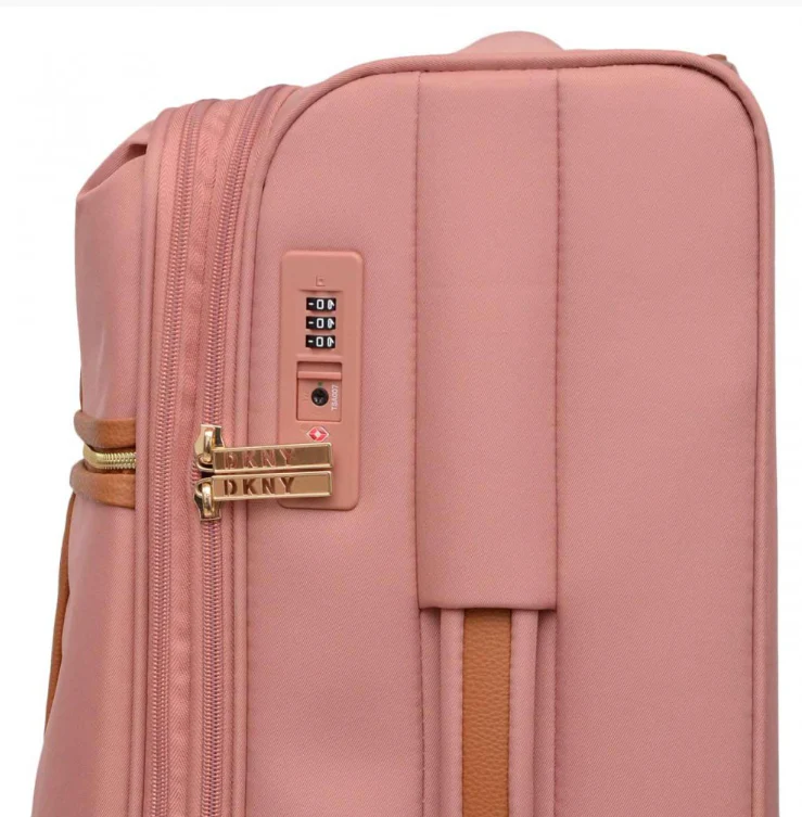 סט 3 מזוודת בד קלות ואופנתיות מבית  Donna Karan DKNY דגם AUTOGRAPH - Image 9