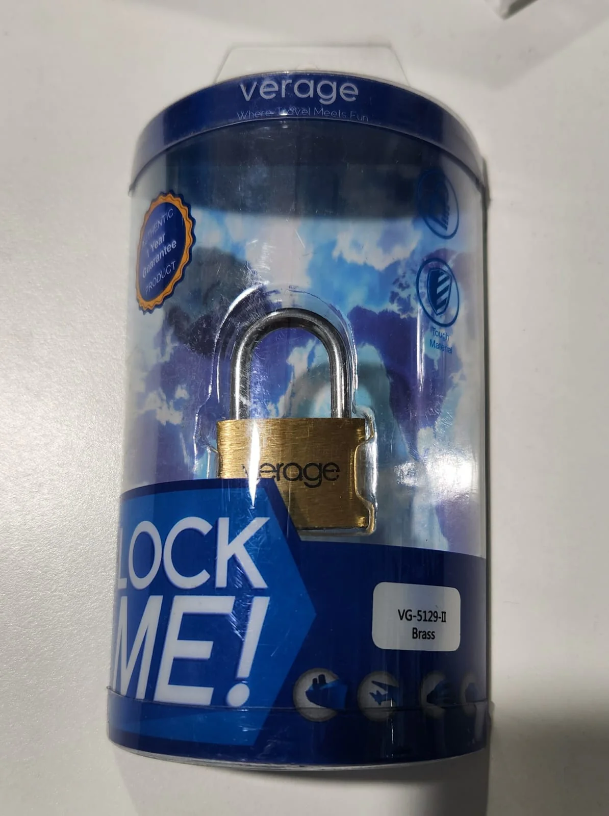 מנעול עם מפתח למזוודות ותיקים בתקן TSA מבית VERAGE דגם VG-5129 - Image 3