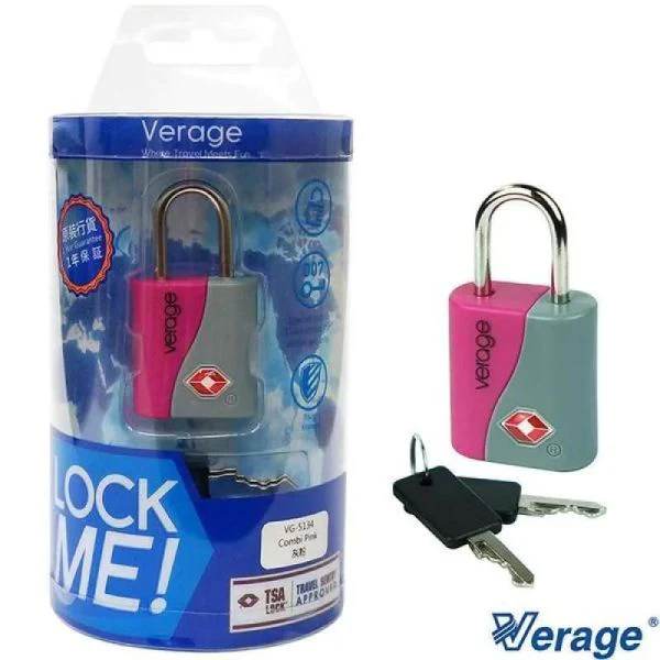 מנעול עם מפתח למזוודות ותיקים בתקן TSA מבית VERAGE דגם VG-5134 - Image 3