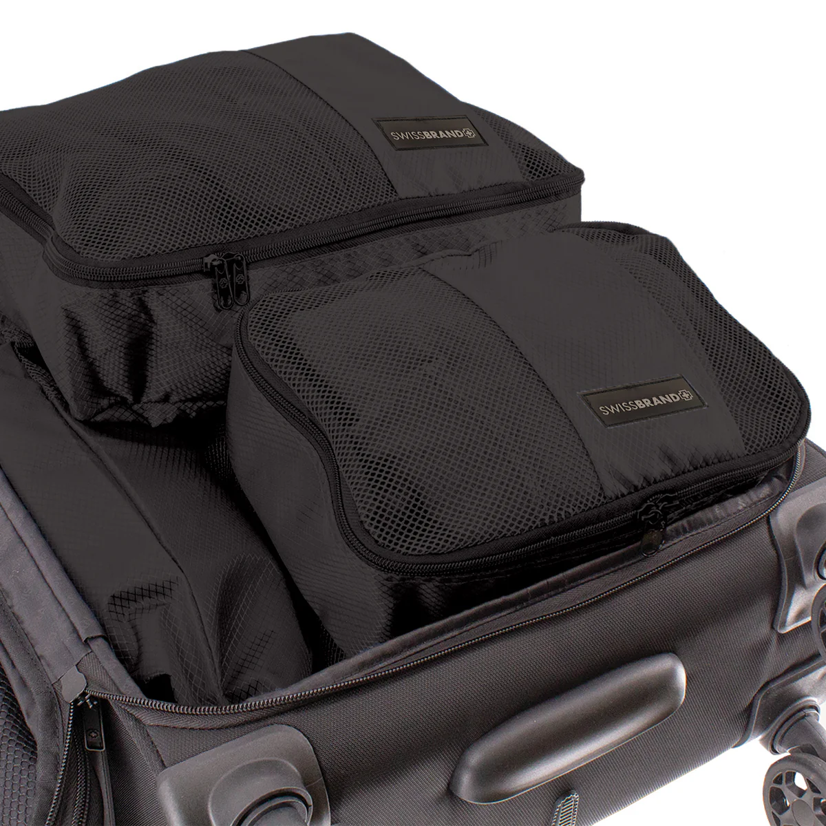 ארגונית נסיעות למזוודה 4 חלקים מבית SwissBrand דגם Packing Cube Zurich - Image 4