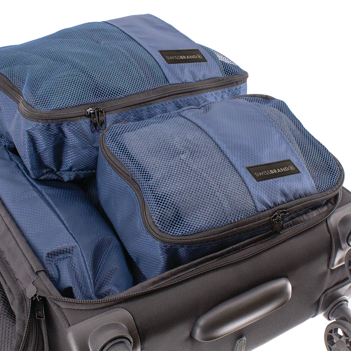 ארגונית נסיעות למזוודה 4 חלקים מבית SwissBrand דגם Packing Cube Zurich - Image 5