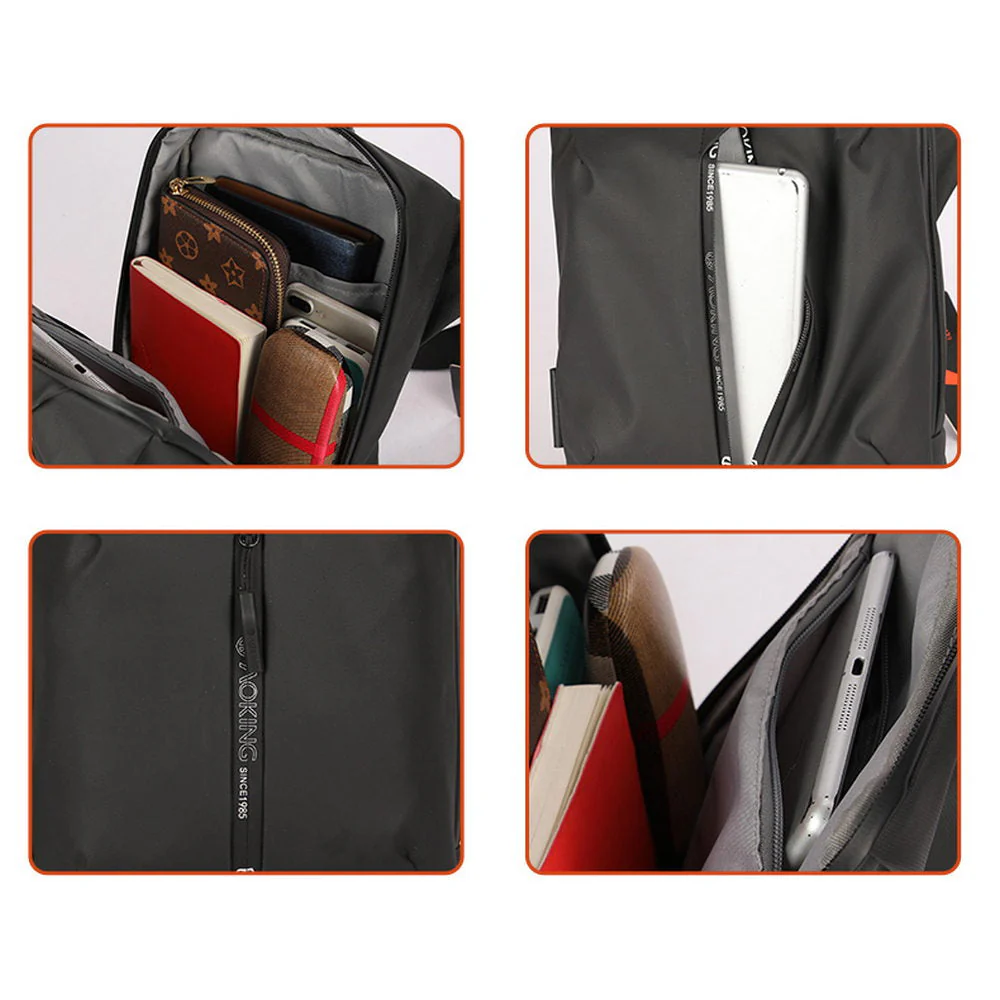תיק קרוסבודי מוגן מים בסגנון אוכף אלכסון CROSSBODY מבית המותג AOKING - Image 4