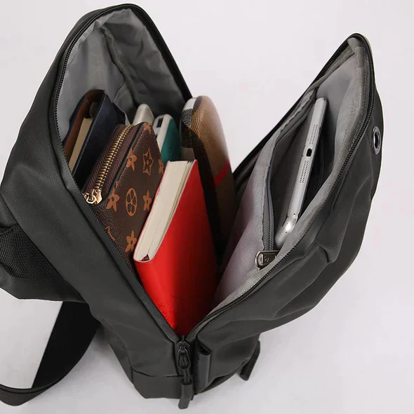 תיק קרוסבודי מוגן מים בסגנון אוכף אלכסון CROSSBODY מבית המותג AOKING - Image 6