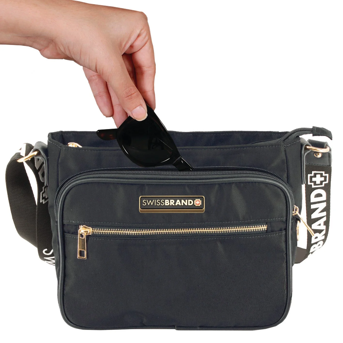 תיק צד CROSSBODY אלגנטי ושיקי מבית המותג השוויצרי SwissBrand  דגם Granada - Image 6