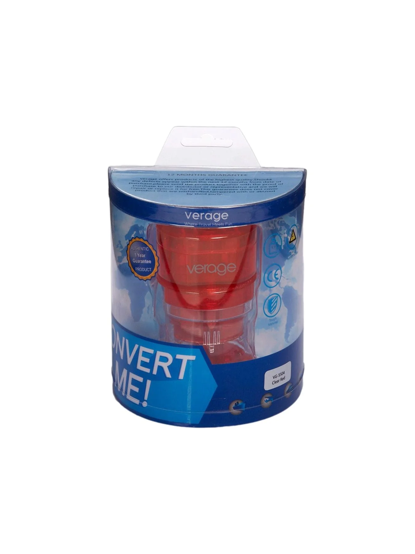 מתאם אוניברסאלי לנסיעות מבית חברת VERAGE דגם Universal Travel Adapter - Image 4