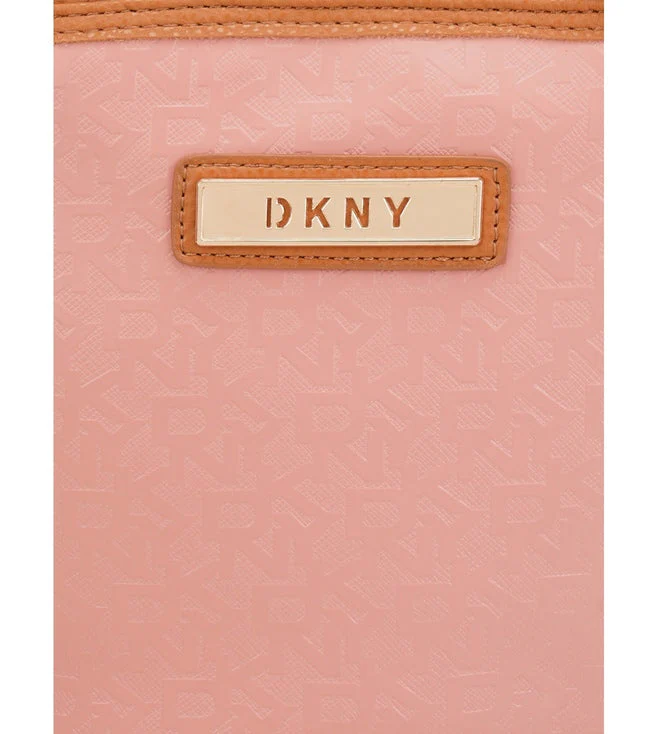 תיק נשיאה קטן יוקרתי ואלגנטי מבית מעצבת העל Donna Karan DKNY דגם Autograph TOTE Small - Image 11